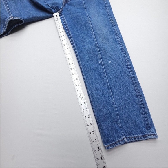 Levi's REVOLVE Altered Straight No Limits Ankle Jeans 29x25 Button Fly Women’s - Picture 8 of 12